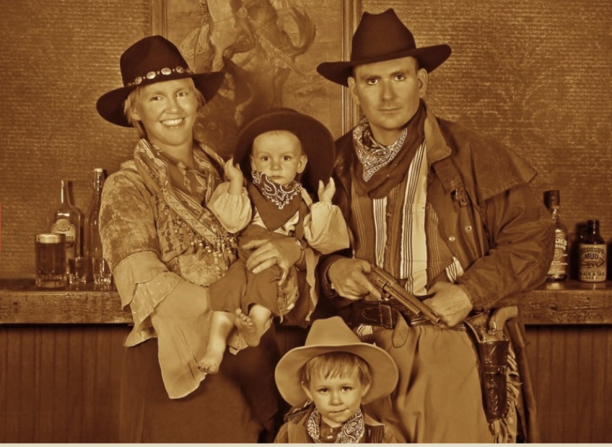 Old Time Photo Booth at Blazin' M Ranch near Sedona AZ