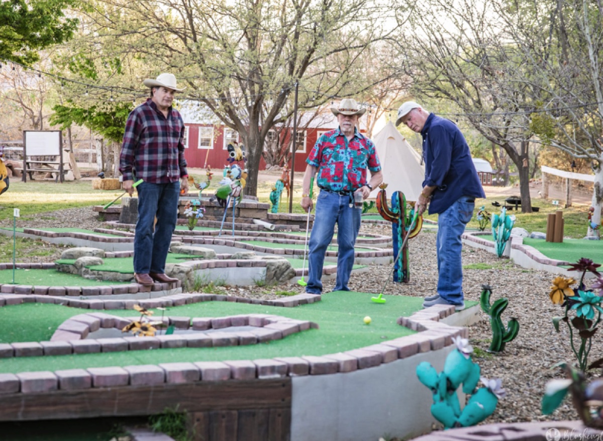 Miniature Putt-Putt Golf at Blazin' M Ranch near Sedona