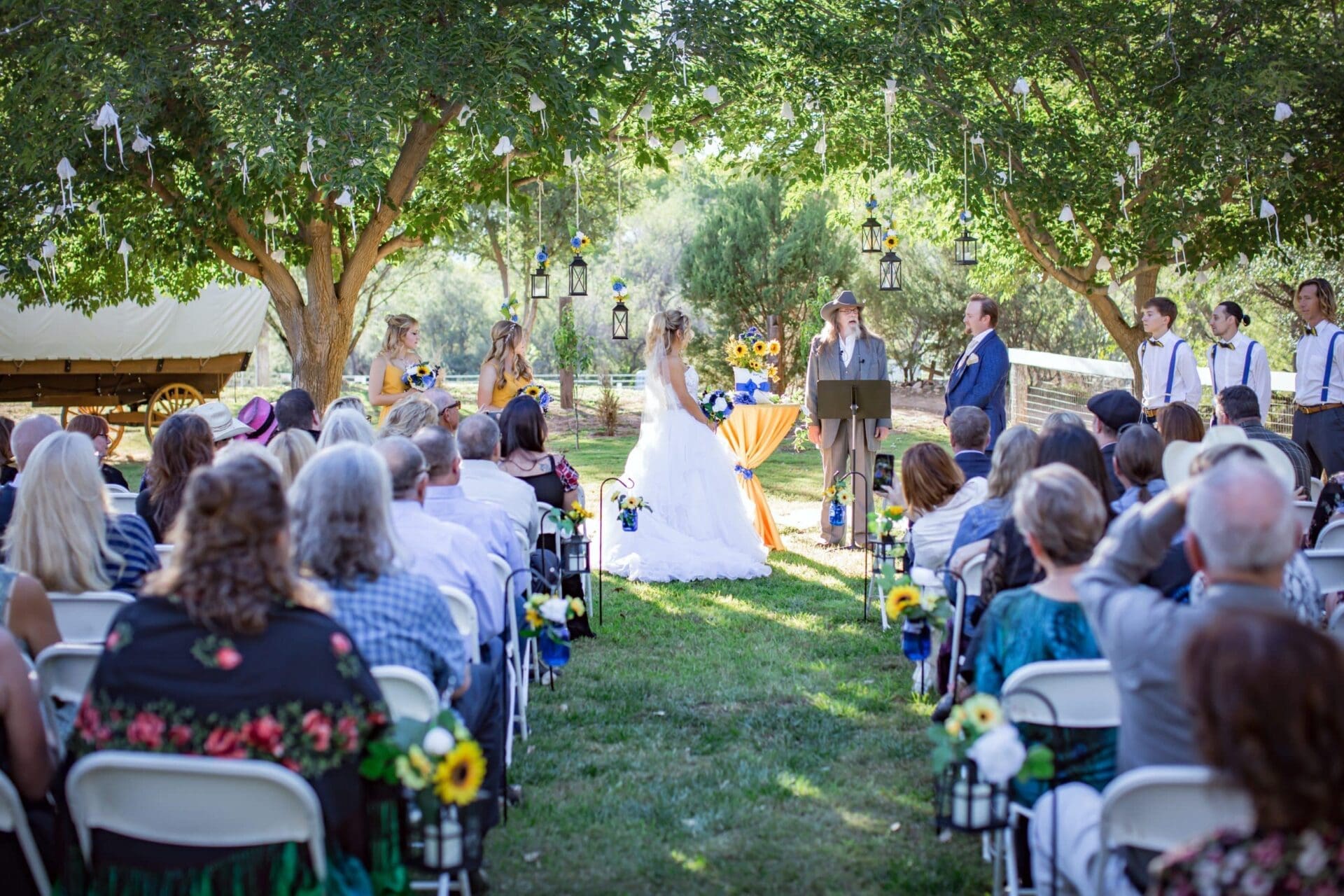 Wedding at Blazin' M Ranch